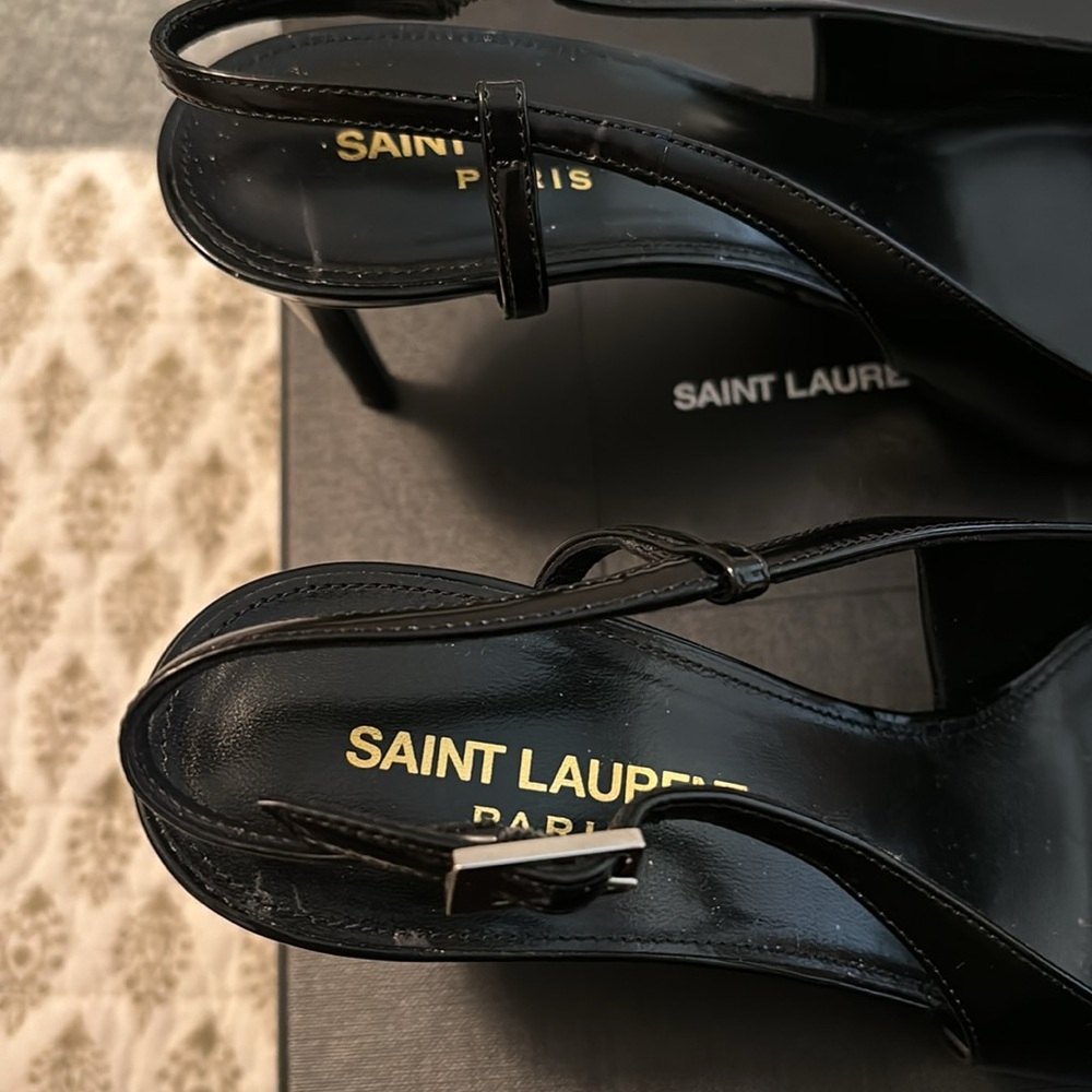 Saint Laurent Verdome 70 slingback pumps - Picture 6 of 10